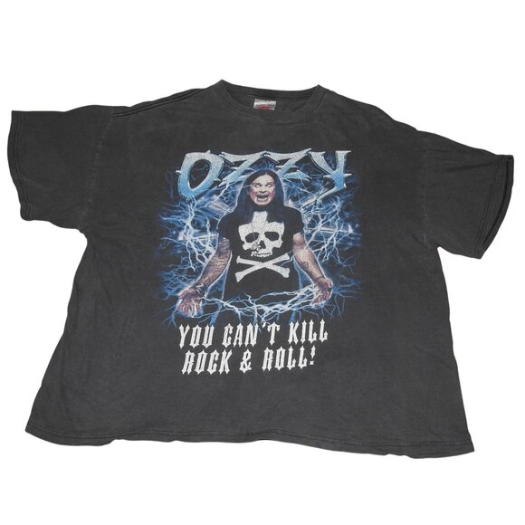 tennessee river Other - 2003 Ozzy Osbourne T-Shirt You Can't Kill Rock And Roll US tour XL Black Sabbath
